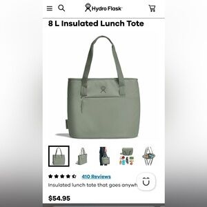 Insulated lunch tote